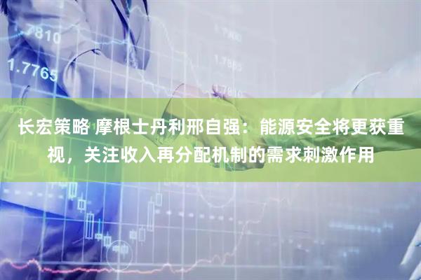 长宏策略 摩根士丹利邢自强：能源安全将更获重视，关注收入再分配机制的需求刺激作用