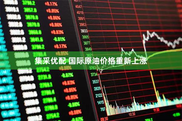 集采优配 国际原油价格重新上涨